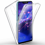 360 Front and Back Clear Case TPU Silicone Gel Cover For Huawei P40 Lite/nova 6 SE Slim Fit Look